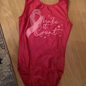 Pink Gymnastics Leotard
